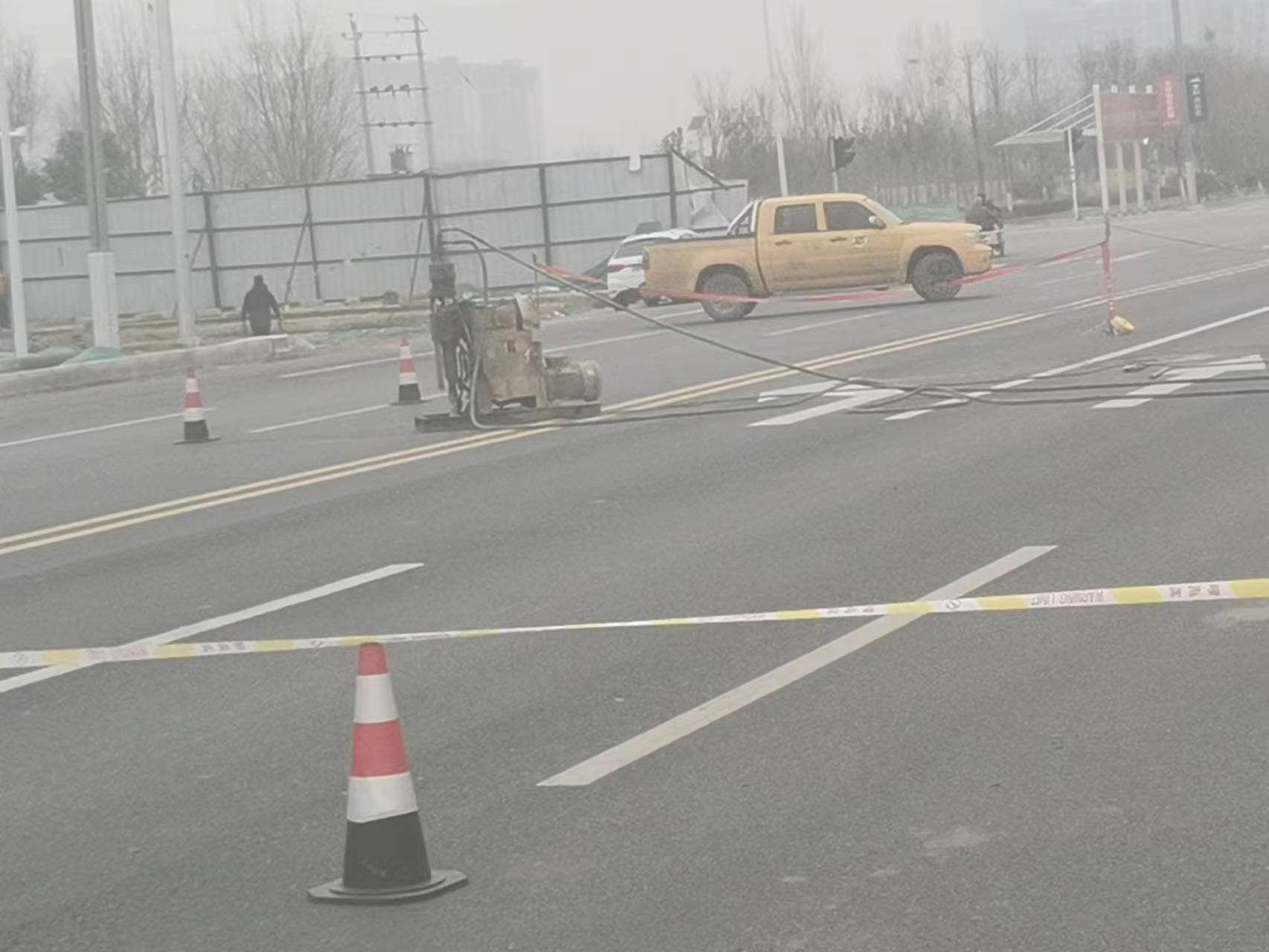 沔城回族镇公路路基沉陷注浆